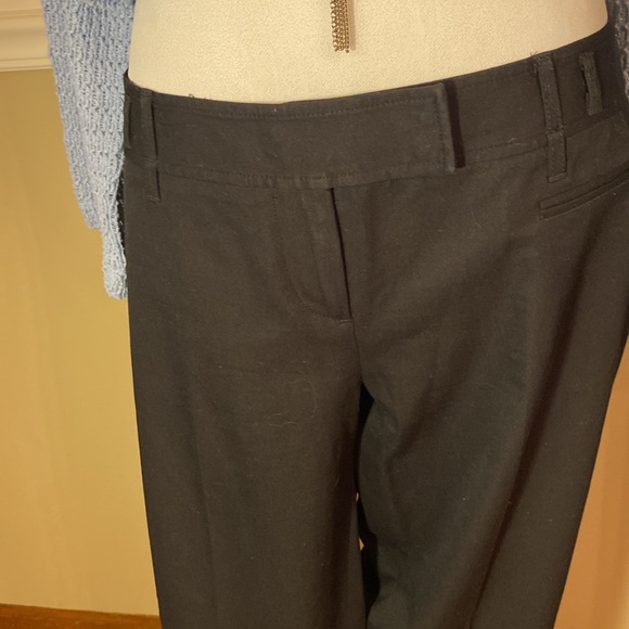 Anne Taylor Loft Black Size 6 Women’s Straight Leg Pleated Pants - Picture 2 of 6